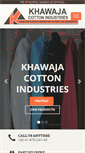 Mobile Screenshot of khawajaindustries.com